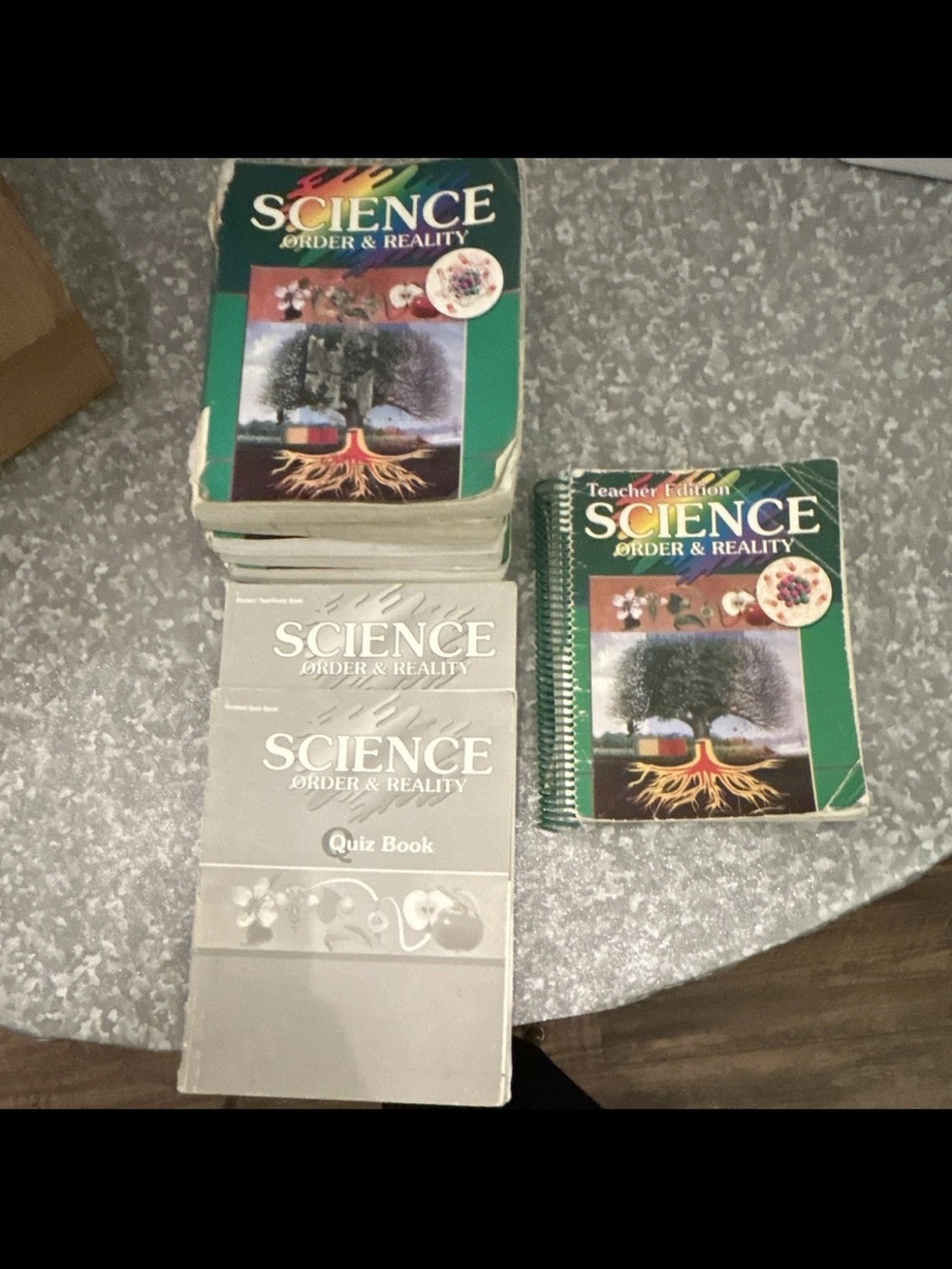 Science: Order & Reality Textbook set - Green Cover